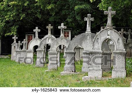 Old gravestones at the cemetery in Dobra Voda, Slovakia View Large Photo Image Stock Image - Old gravestones at the cemetery in Dobra Voda, Slovakia. Fotosearch