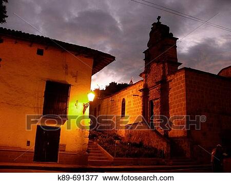 Old hospital for women in the night, Cajamarca, Peru View Large Photo Image Stock Photo - Old hospital for women in the night, Cajamarca, Peru. Fotosearch