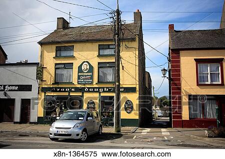 Stock Photography - Old houses, Cashel, Tipperary, Ireland. Fotosearch