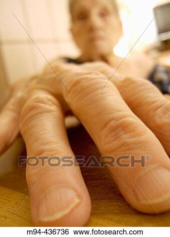 Stock Photograph - Old lady's hand.. Fotosearch