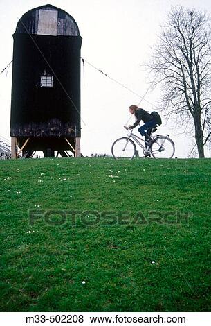 Old mill in Aarhus. Denmark. View Large Photo Image Stock Photo - Old mill in Aarhus. Denmark.. Fotosearch