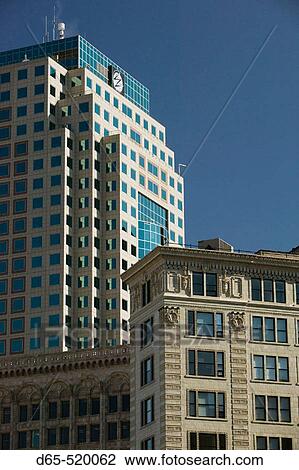 Old & New Architecture in the Exchange District. Winnipeg. Manitoba. Canada. View Large Photo Image Stock Image - Old & New Architecture in the Exchange District. Winnipeg. Manitoba. Canada.. Fotosearch