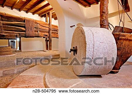 Old olive oil mill. Antequera, MBlaga province. Spain View Large Photo Image Stock Photography - Old olive oil mill. Antequera, MBlaga province. Spain. Fotosearch