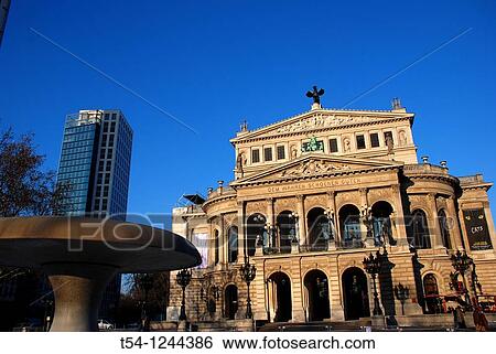 Old Opera in Frankfurt on Main River View Large Photo Image Stock Photograph - Old Opera in Frankfurt on Main River. Fotosearch