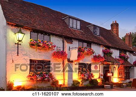 old pub, Westerham, Kent, England, UK View Large Photo Image Stock Photo - old pub, Westerham, Kent, England, UK. Fotosearch