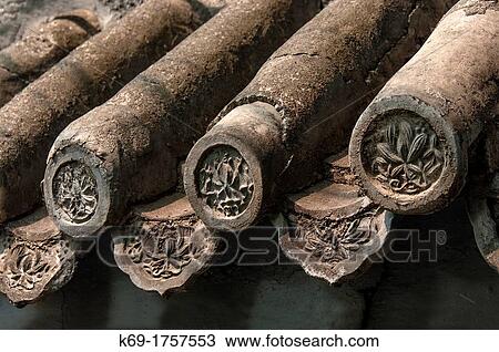 Old roof, Fu Wangfu Palace, Beijing, China View Large Photo Image Stock Image - Old roof, Fu Wangfu Palace, Beijing, China. Fotosearch