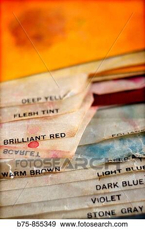 Old sample book of colours for photo manipulation View Large Photo Image Stock Photo - Old sample book of colours for photo manipulation. Fotosearch