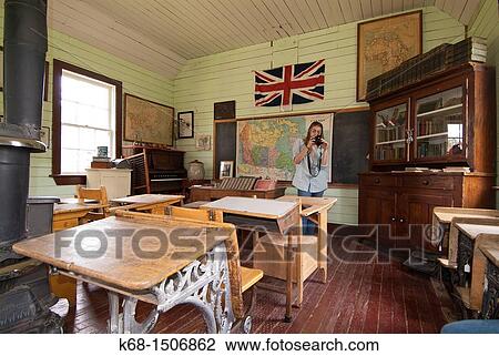 old school house in the Pincher Creek museum, Pincher Creek, Alberta, Canada View Large Photo Image Stock Image - old school house in the Pincher Creek museum, Pincher Creek, Alberta, Canada. Fotosearch