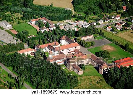 Old school/college St Augustin, Bitche, Moselle, Lorraine, France View Large Photo Image Stock Photo - Old school/college St Augustin, Bitche, Moselle, Lorraine, France. Fotosearch