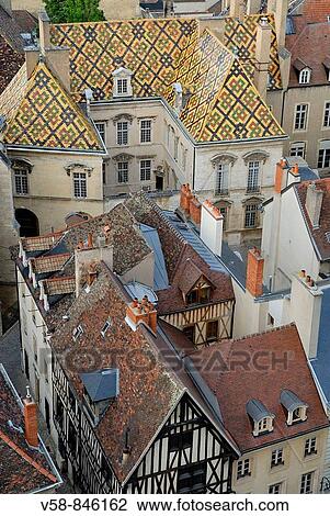Old town, Dijon, C? te-d? Or, Burgundy, France View Large Photo Image Stock Image - Old town, Dijon, C? te-d? Or, Burgundy, France. Fotosearch