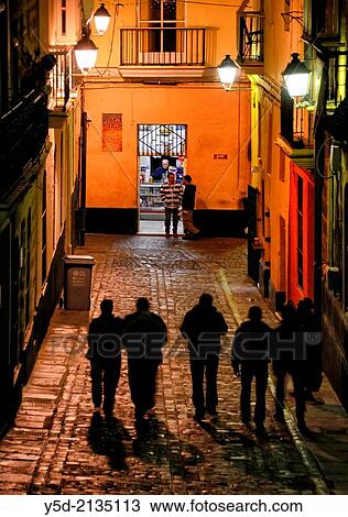 Old town of Cadiz at night, Cadiz, Andalusia, Spain View Large Photo Image Stock Image - Old town of Cadiz at night, Cadiz, Andalusia, Spain. Fotosearch