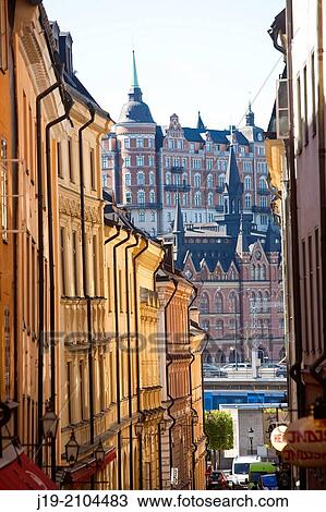 Old Town, Stockholm Sweden. View Large Photo Image Stock Image - Old Town, Stockholm Sweden.. Fotosearch