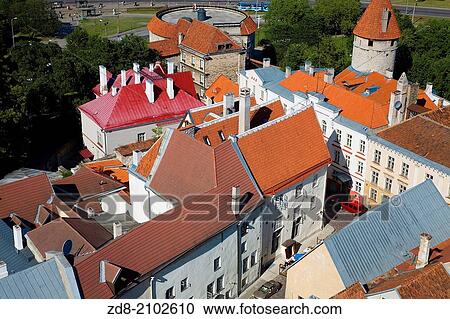old town. tallin. View Large Photo Image Stock Image - old town. tallin.. Fotosearch