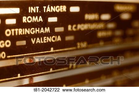 Old transistor radio dial View Large Photo Image Stock Image - Old transistor radio dial. Fotosearch