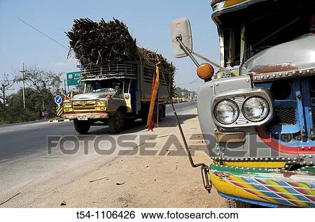 Old Trucks transport Sugar cane View Large Photo Image Stock Photograph - Old Trucks transport Sugar cane. Fotosearch