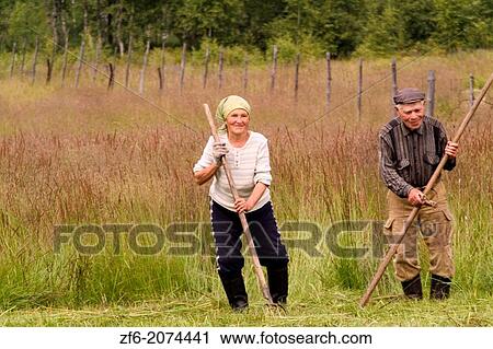 Older Farming Couple in Listvyanka near Lake Baikal Siberia Russia. View Large Photo Image Stock Image - Older Farming Couple in Listvyanka near Lake Baikal Siberia Russia.. Fotosearch