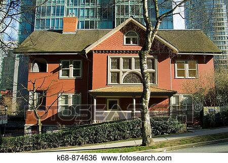 older house with modern office towers, downtown Vancouver, BC, Canada View Large Photo Image Stock Photograph - older house with modern office towers, downtown Vancouver, BC, Canada. Fotosearch