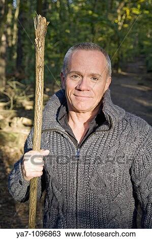 Older Man Walking in Woods View Large Photo Image Stock Image - Older Man Walking in Woods. Fotosearch