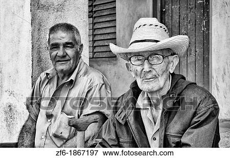 Older men portrait of locals in palmira area of Havana Habana Cuba View Large Photo Image Stock Photo - Older men portrait of locals in palmira area of Havana Habana Cuba. Fotosearch