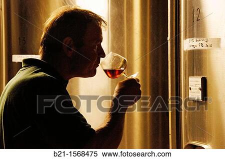 Olivier Gessler tasting his armagnac at the Domaine de Jo wines and armagnac estate, at Panjas, Gers, Midi-Pyrenees, France View Large Photo Image Stock Photography - Olivier Gessler tasting his armagnac at the Domaine de Jo wines and armagnac estate, at Panjas, Gers, Midi-Pyrenees, France. Fotosearch