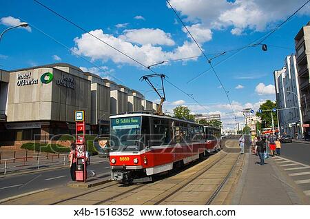 Olsanske Namesti square Zizkov district Prague Czech Republic Europe View Large Photo Image Stock Image - Olsanske Namesti square Zizkov district Prague Czech Republic Europe. Fotosearch