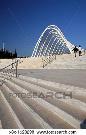 Olympic Sport Complex by Calatrava, Athens, Greece View Large Photo Image Stock Photo - Olympic Sport Complex by Calatrava, Athens, Greece. Fotosearch