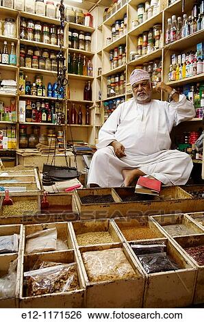 Oman, Sultanat, Middle East, Muscat, Mutrah souk on the area called the Corniche, spices shop. View Large Photo Image Stock Photograph - Oman, Sultanat, Middle East, Muscat, Mutrah souk on the area called the Corniche, spices shop.. Fotosearch