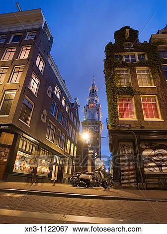 On background Zuiderkerk church. Amsterdam. Netherlands. View Large Photo Image Stock Photo - On background Zuiderkerk church. Amsterdam. Netherlands.. Fotosearch