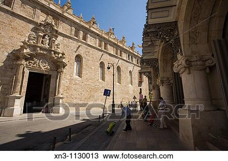 On right Central market, Valencia. Comunidad Valenciana, Spain. View Large Photo Image Stock Image - On right Central market, Valencia. Comunidad Valenciana, Spain.. Fotosearch