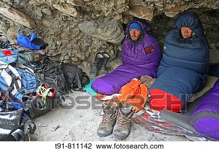 On the frozen river trek Chadar ( Ladakh / India ) you have to sleep in caves near the riverbed. View Large Photo Image Stock Image - On the frozen river trek Chadar ( Ladakh / India ) you have to sleep in caves near the riverbed.. Fotosearch