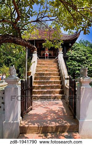one pillar pagoda in hanoi. vietnam View Large Photo Image Stock Image - one pillar pagoda in hanoi. vietnam. Fotosearch