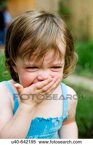 Stock Photography - One year old girl.. Fotosearch