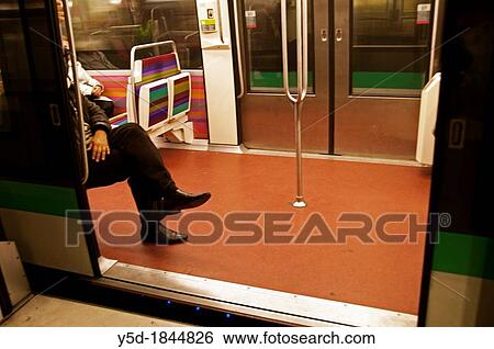 open door of Parisian subway train at metro station, Paris, France View Large Photo Image Stock Photograph - open door of Parisian subway train at metro station, Paris, France. Fotosearch