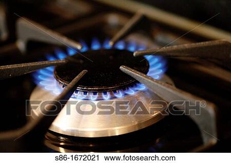 Open Gas Flame on a Cooking Stove View Large Photo Image Stock Image - Open Gas Flame on a Cooking Stove. Fotosearch