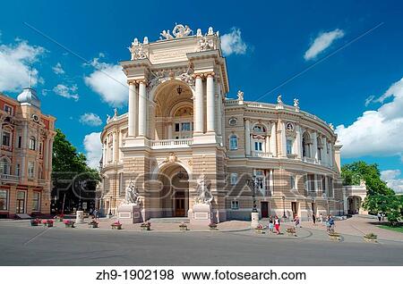 Opera and ballet theater, Odessa, Ukraine, Eastern Europe View Large Photo Image Stock Photo - Opera and ballet theater, Odessa, Ukraine, Eastern Europe. Fotosearch