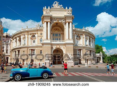 Stock Photography - Opera and ballet theater, Odessa, Ukraine, Eastern Europe. Fotosearch