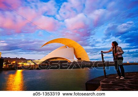 Opera House Santa Cruz de Tenerife Tenerife Canary Islands Spain. View Large Photo Image Stock Photo - Opera House Santa Cruz de Tenerife Tenerife Canary Islands Spain.. Fotosearch