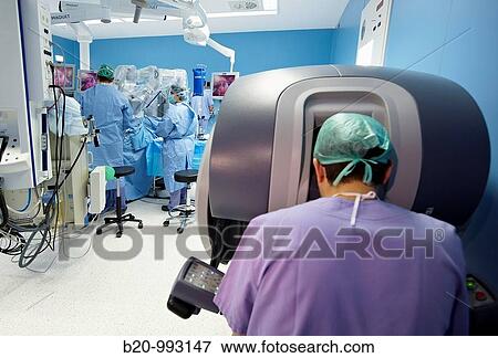 Operating room, prostate cancer robotic surgery, Da Vinci surgical robot, urology. Hospital Policlinica Gipuzkoa, San Sebastian, Donostia, Euskadi, Spain View Large Photo Image Stock Photo - Operating room, prostate cancer robotic surgery, Da Vinci surgical robot, urology. Hospital Policlinica Gipuzkoa, San Sebastian, Donostia, Euskadi, Spain. Fotosearch