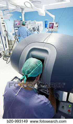 Operating room, prostate cancer robotic surgery, Da Vinci surgical robot, urology. Hospital Policlinica Gipuzkoa, San Sebastian, Donostia, Euskadi, Spain View Large Photo Image Stock Photo - Operating room, prostate cancer robotic surgery, Da Vinci surgical robot, urology. Hospital Policlinica Gipuzkoa, San Sebastian, Donostia, Euskadi, Spain. Fotosearch