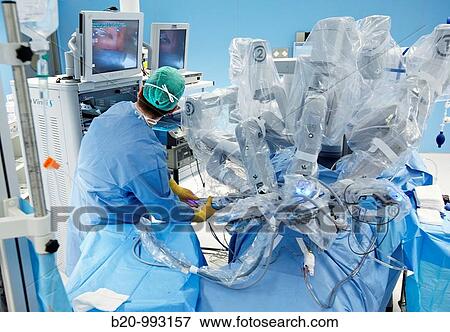 Operating room, prostate cancer robotic surgery, Da Vinci surgical robot, urology. Hospital Policlinica Gipuzkoa, San Sebastian, Donostia, Euskadi, Spain View Large Photo Image Stock Photo - Operating room, prostate cancer robotic surgery, Da Vinci surgical robot, urology. Hospital Policlinica Gipuzkoa, San Sebastian, Donostia, Euskadi, Spain. Fotosearch