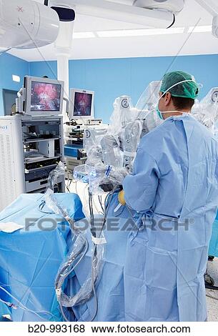 Operating room, prostate cancer robotic surgery, Da Vinci surgical robot, urology. Hospital Policlinica Gipuzkoa, San Sebastian, Donostia, Euskadi, Spain View Large Photo Image Stock Photo - Operating room, prostate cancer robotic surgery, Da Vinci surgical robot, urology. Hospital Policlinica Gipuzkoa, San Sebastian, Donostia, Euskadi, Spain. Fotosearch