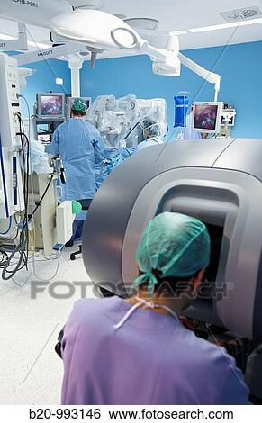 Operating room, prostate cancer robotic surgery, Da Vinci surgical robot, urology. Hospital Policlinica Gipuzkoa, San Sebastian, Donostia, Euskadi, Spain View Large Photo Image Stock Photograph - Operating room, prostate cancer robotic surgery, Da Vinci surgical robot, urology. Hospital Policlinica Gipuzkoa, San Sebastian, Donostia, Euskadi, Spain. Fotosearch