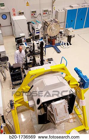 Optical bench EMIR project Optical alignment tools Cleanroom AIV Assembly, integration, verification, Instituto Astrofisica de Canarias IAC, La Laguna, Tenerife, Canary Islands, Spain View Large Photo Image Stock Photo - Optical bench EMIR project Optical alignment tools Cleanroom AIV Assembly, integration, verification, Instituto Astrofisica de Canarias IAC, La Laguna, Tenerife, Canary Islands, Spain. Fotosearch