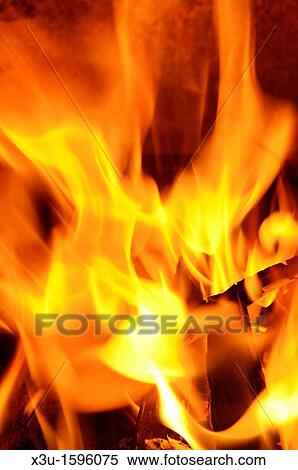 Orange flames from a small wood bonfire View Large Photo Image Stock Photography - Orange flames from a small wood bonfire. Fotosearch