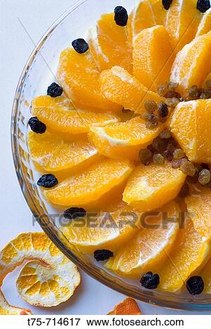 Orange slices and raisins View Large Photo Image Stock Photo - Orange slices and raisins. Fotosearch