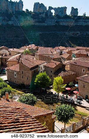 Orbaneja del Castillo. Burgos. Spain. View Large Photo Image Stock Image - Orbaneja del Castillo. Burgos. Spain.. Fotosearch
