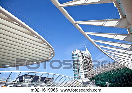 Orient Station, Built by Calatrava, Lisbon, Portugal View Large Photo Image Stock Photograph - Orient Station, Built by Calatrava, Lisbon, Portugal. Fotosearch