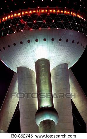 Oriental Pearl TV tower, Pudong, Shanghai, China View Large Photo Image Stock Photography - Oriental Pearl TV tower, Pudong, Shanghai, China. Fotosearch