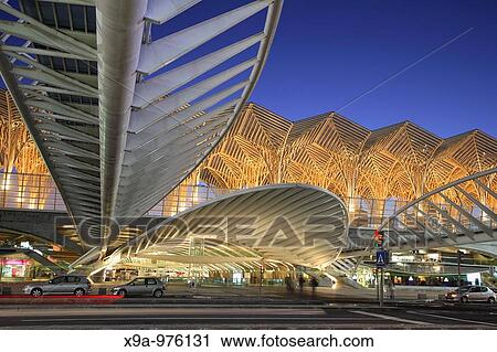 Oriente Railway Station, Nations Park, Lisbon, Portugal View Large Photo Image Stock Image - Oriente Railway Station, Nations Park, Lisbon, Portugal. Fotosearch