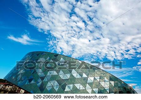 Stock Photo - Orona Ideo building, San Sebastian Technology Park, Donostia (San Sebastian), Gipuzkoa, Basque Country, Spain. Fotosearch